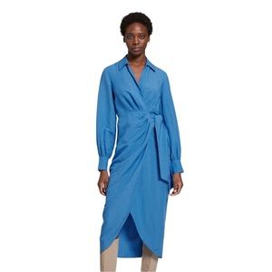 & Other Stories Wrapped Midi Dress